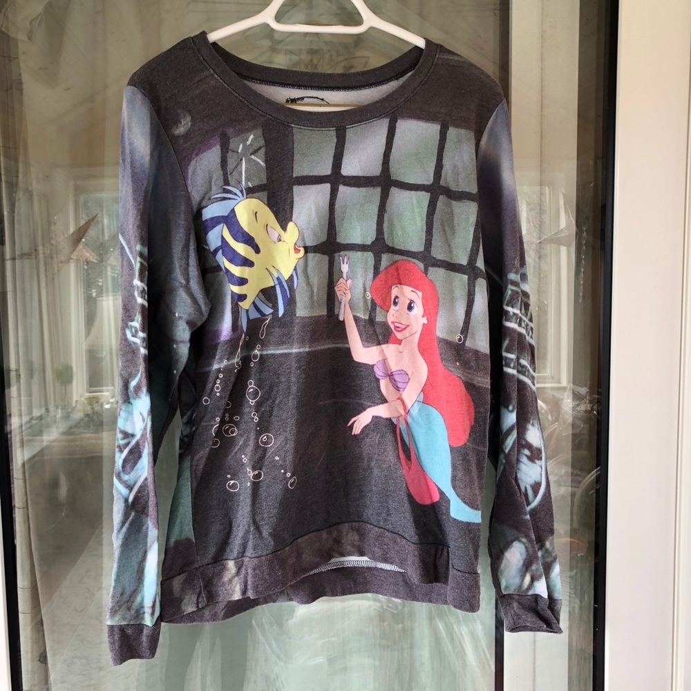 The Little Mermaid - Ariel crewneck long sleeve top